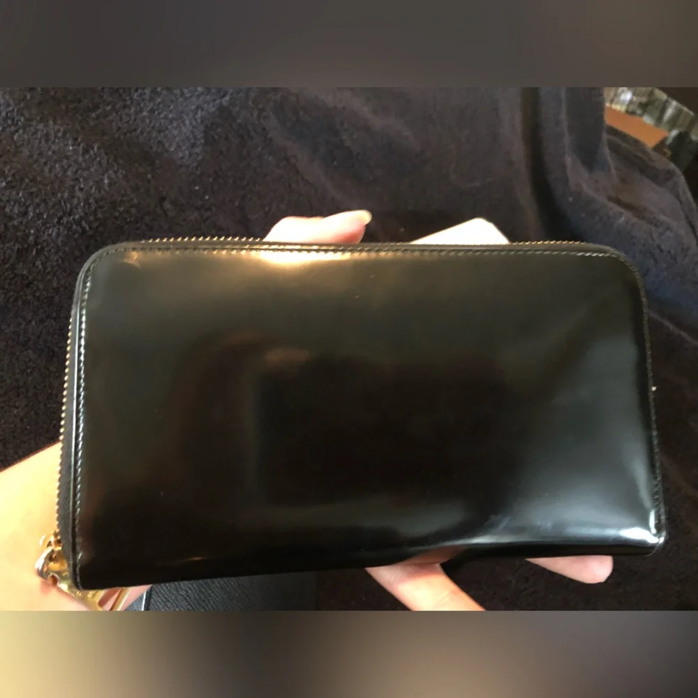 Auth Prada Black smooth long Wallet Nero in Box + Card M10506 spazzolatto 1 - Picture 7 of 7